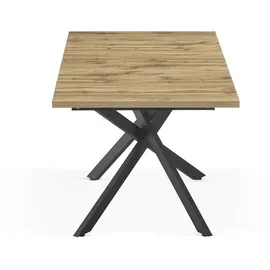B&D home LARS 120-160 x 77 x 80 cm braun/schwarz