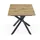 B&D home LARS 120-160 x 77 x 80 cm braun/schwarz