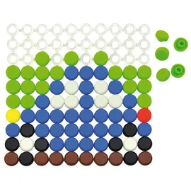 Eduplay Knopf-Mosaik Spielzeug Set) 1010 Stück mehrfarbig,