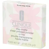 Clinique Stay Matte Sheer Pressed Powder 3 stay beige