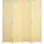 Homcom Paravent Kiefernholz Bambus, Naturholz 180L x 1,7B x 180H cm-Naturholz | Gr.: onesize