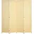 Homcom Paravent Kiefernholz Bambus, Naturholz 180L x 1,7B x 180H cm-Naturholz | Gr.: onesize