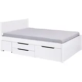 Interlink Inter Link Bett Efetivo 180 x 200 cm Holz Weiß