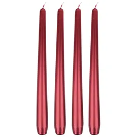 Wiedemann Kerzen Edelglanz Spitzkerzen 240 mm rot 4 St.