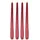 Wiedemann Kerzen Edelglanz Spitzkerzen 240 mm rot 4 St.