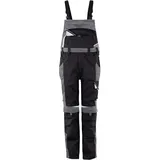 PKA Latzhose BESTWORK NEW" - 46 - schwarz/grau