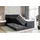 altdecor Miltio King 180 x 200 cm H3/H4 Dunkelgrau
