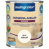 swingcolor Holzlasur Innenlasur  (Kalkweiß, 750 ml, Seidenmatt)