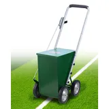 Vevor Trockenlinienmarkierer Linienmarker (5 / 10 cm Linien) Trockenlinienkreide für das Feld, mit Gummi-Einstellgriff, große Pulverkapazität von 22,7 kg, für Baseball- und Softball-Infield, grün