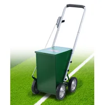 Vevor Trockenlinienmarkierer Linienmarker (5 / 10 cm Linien) Trockenlinienkreide für das Feld, mit Gummi-Einstellgriff, große Pulverkapazität von 22,7 kg, für Baseball- und Softball-Infield, grün