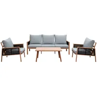 Greemotion Monaco Set 4-tlg. Grau/Braun