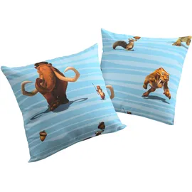 Wirth Kissenbezug Ice Age 40 x 40 cm Blau