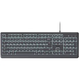 Trust Primo Illuminated Keyboard DE