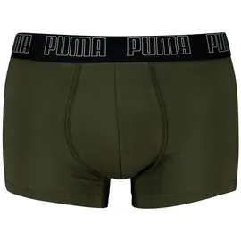 Puma Boxershort 6er Pack Figurbetont bunt|grün L