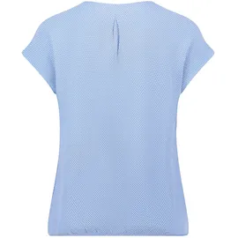 Betty & Co Casual-Shirt Blau/Weiß S