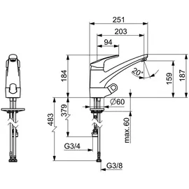 Hansa HansaMix chrom 01152283