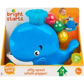 Bright Starts Silly Spout Whale Popper Blau