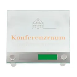 GALERIE Türschild, Format: 150x150 mm + 2 Halter i7320