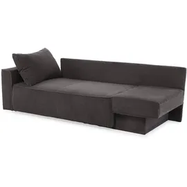 Jockenhöfer GRUPPE »Ron«, Platzsparendes Sofa mit Gästebettfunktion, Federkernpolsterung grau