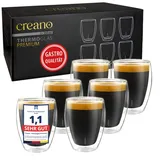 Creano Teeglas doppelwandig 0,25 l 6 St.