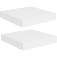 vidaXL Wandregal 23 x 23,5 x 3,8 cm Weiß
