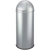 king collection Abfalleimer 50 l Silber