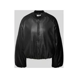 Edited Bomberjacke in Leder-Optik Modell 'Rika', Black, 36