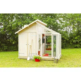 Plus Gartenhaus PLUS 3,16 x 2,08 m Beige