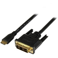 Startech HDMI Typ C Mini/DVI-D Kabel schwarz 2m (HDCDVIMM2M)