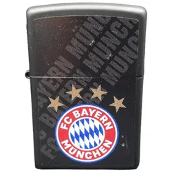 Zippo Feuerzeug ZIPPO Benzinfeuerzeug "FC Bayern" in schwarz (1-St) schwarz