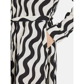 White Label Maxikleid Schwarz/Weiß 42