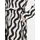 White Label Maxikleid Schwarz/Weiß 42