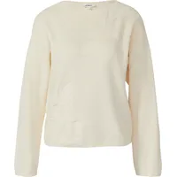 s.Oliver Pullover mit dekorativem Strickmuster Beige 42