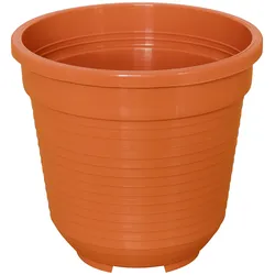 Geli Blumentopf Standard 8cm Terrakotta – Klein & Robust