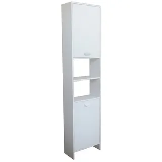 Hti-Living HTI living Badregal Weiß Thekla Hochschrank Badschrank