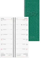 Glocken Terminkalender 6245 S 2027 Sonderformat 1 Woche pro Seite Pappkarton Grau Deutsch