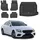 Omac Fußmatten & Kofferraumwanne Set kompatibel mit Mercedes E Klasse W213 2017-2023 Gummi