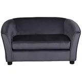 VCM Couch Textil 2-Sitzer Grau