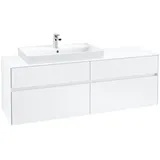 Villeroy & Boch Collaro Waschbeckenunterschrank C02600MS 160 x 55 cm White Matt