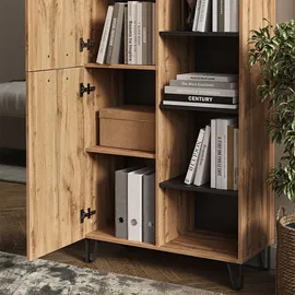 Vicco Garderobenschrank Amber 80 x 172 cm Eiche Wotan