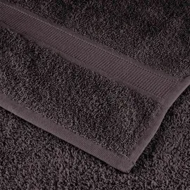 vidaXL Handtuchset 50 x 100 cm anthrazit 2 St.