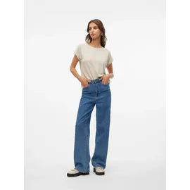 Vero Moda VMLAVA PLAIN SS TOP Beige M