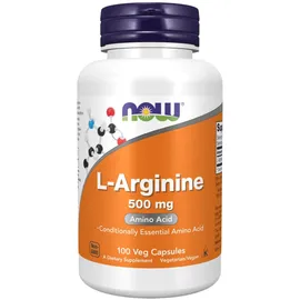 NOW Foods L-Arginine 500 mg Kapseln 100 St.