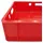 Buri Aufbewahrungsbox Kunststoff 60x40x12,5 cm rot 5 Stück