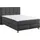 Home Affaire Boxspringbett HOME AFFAIRE "Moulay", grau (anthrazit), B:154cm L:231cm, Komplettbetten, Boxspringbett, inkl. Topper, in Überlänge 220 cm, 3 Härtegrade, auch in H4