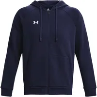 Under Armour Rival Fleece Kapuzenjacke Herren 410 midnight navy/white XL