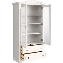 OTTO home Glasvitrine Anna 97 x 46 x 188 cm Weiß