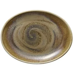 heart & soul 6er-Pack Platte oval »Perfect Match« 25 x 19 cm braun