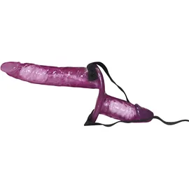 You2Toys Umschnallvibrator „Vibrating Strap-on Duo“, lila