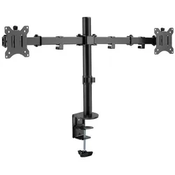 LogiLink 2-fach / Dual Monitorhalterung 17-32" Zoll neigen schwenken drehen VESA max. 8 kg
